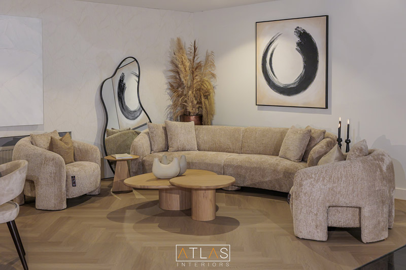 Woonkamer op maat ontworpen door Atlas Interiors